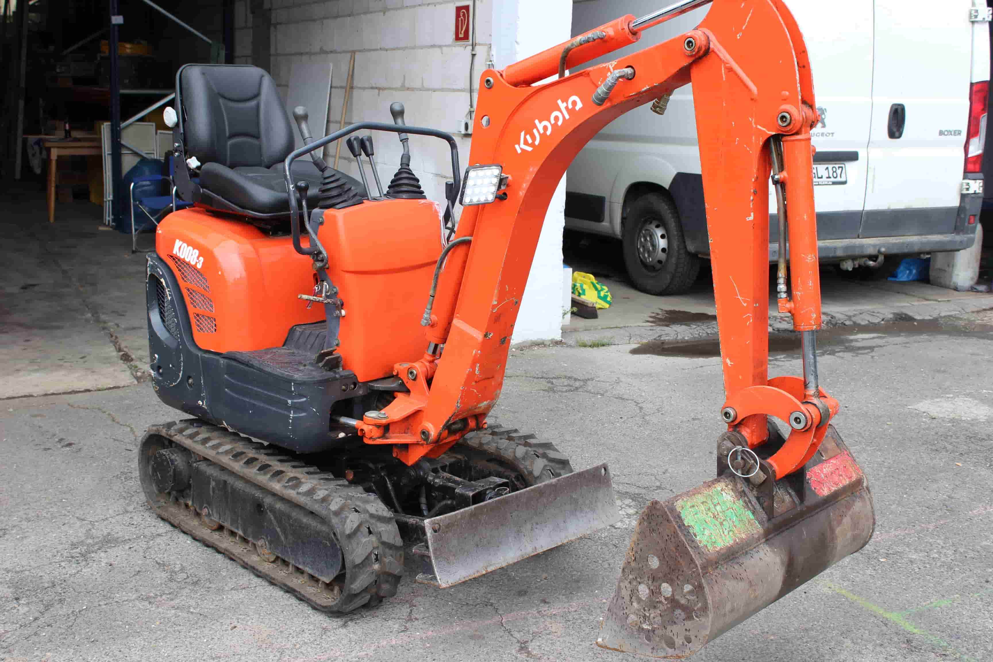 Kubota 1000KG Bagger zu leihen bei Mietpoint.shop