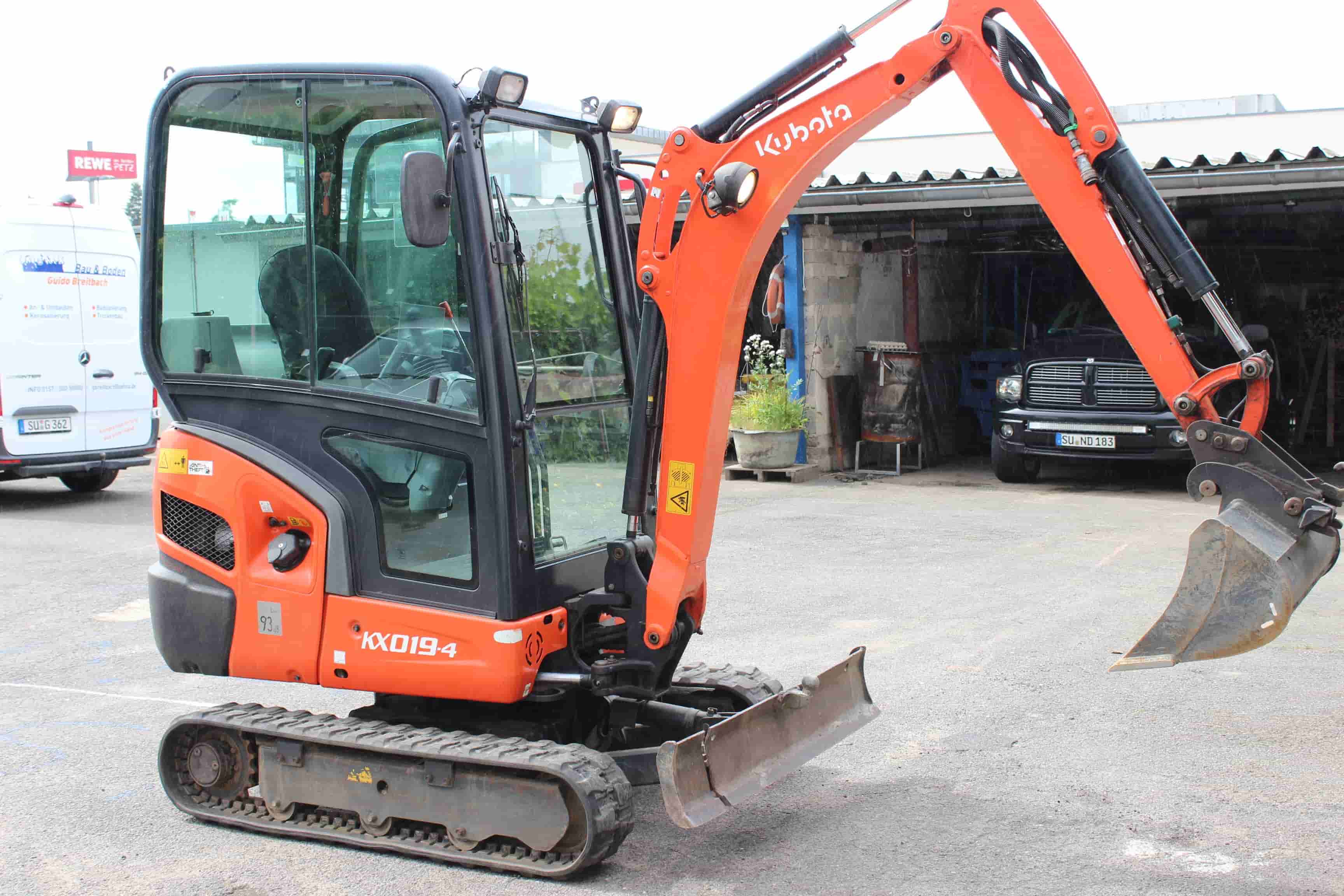 Kubota 2,2t Bagger zu leihen bei Mietpoint.shop